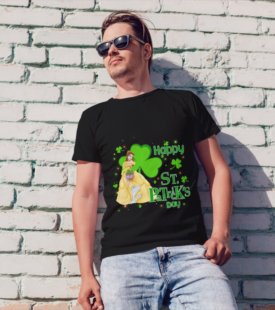 Happy St. Patrick's Day Belle Clover T-Shirt