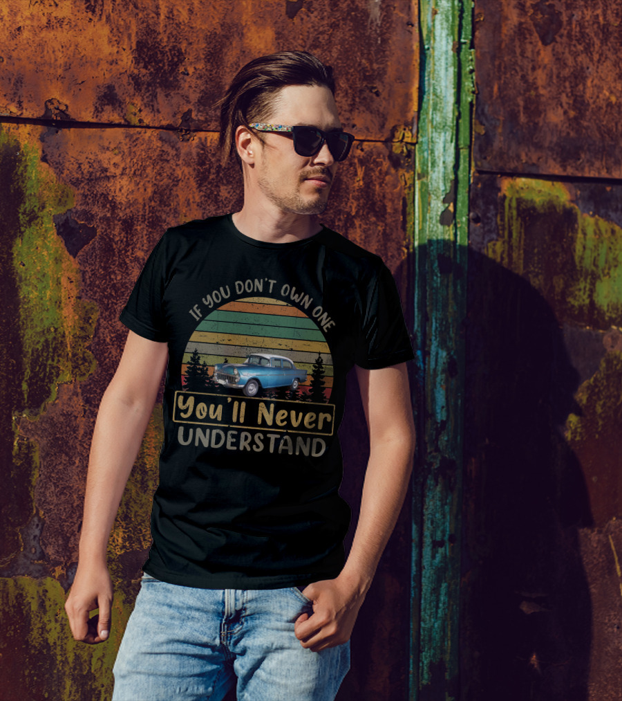 If You Don't Own One You'll Never Understand 1961 Holden EK Special Vintage Car Forest Retro Stripes T-Shirt