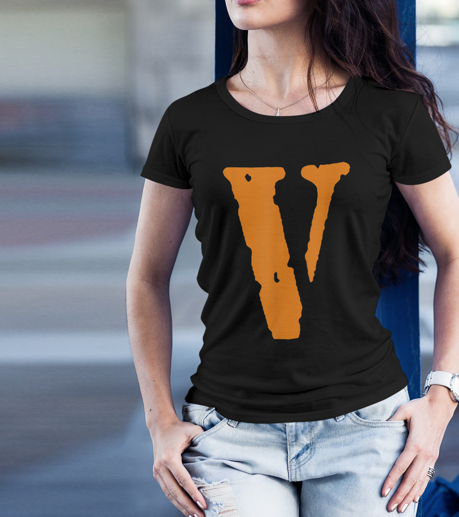 Orange V Icon V.LONE Branding T-Shirt