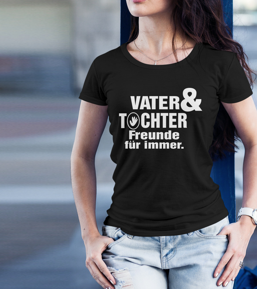 Vater Tochter Freunde Für Immer T-Shirt