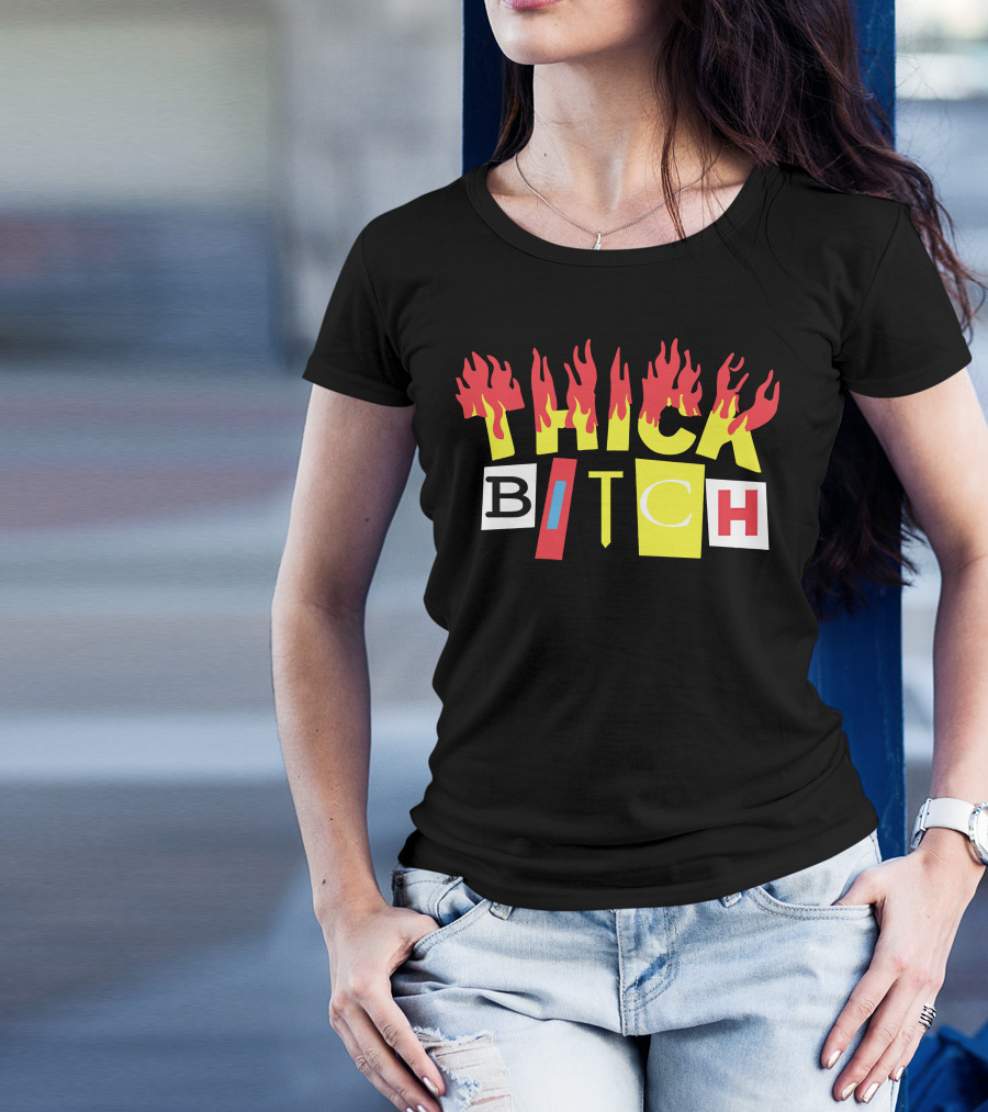 THICK BITCH Bebe Rexha Merch T-Shirt
