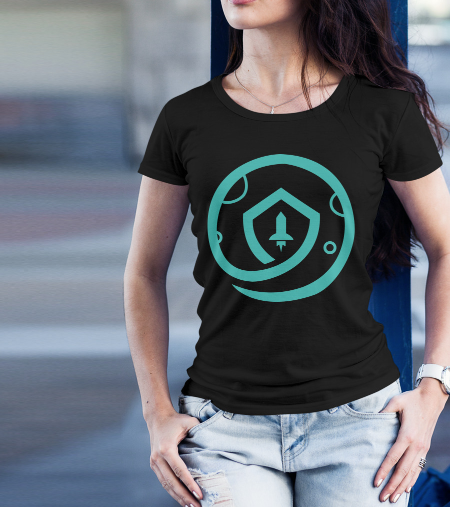 Safemoon Rocket Shield Circular Emblem T-Shirt
