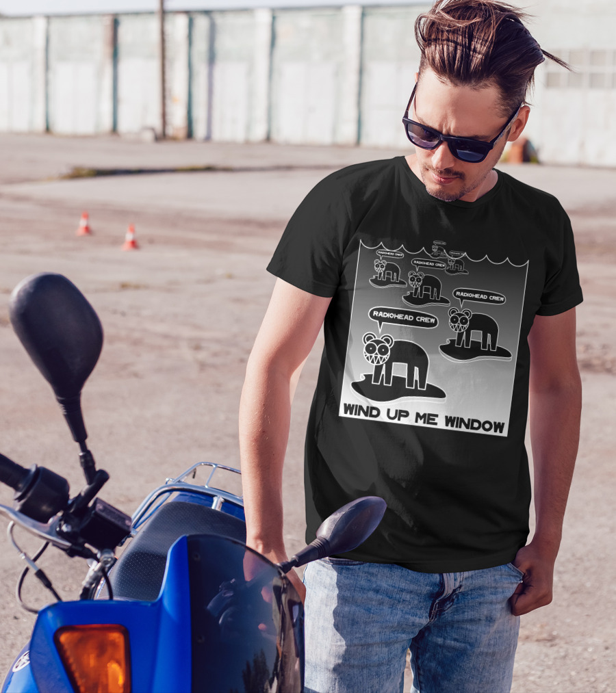 RADIOHEAD CREW WIND UP ME WINDOW T-Shirt