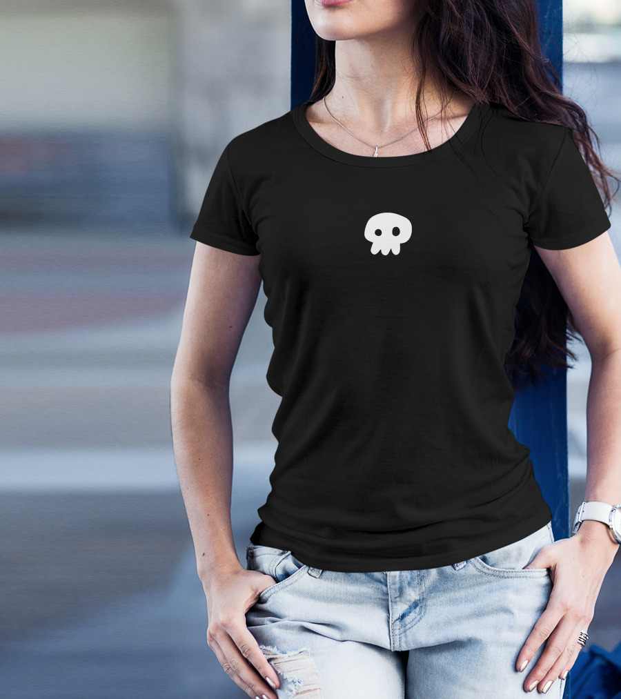 Seth Merch Skull оформление Black Top T-Shirt