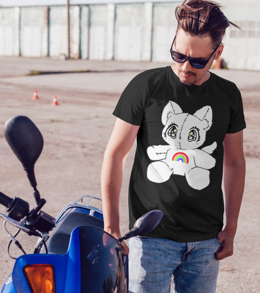 Slayyyter Rainbow Cat Plushie T-Shirt