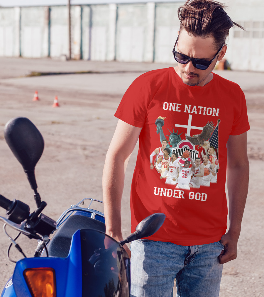 Ohio State Basketball One Nation Under God T-Shirt