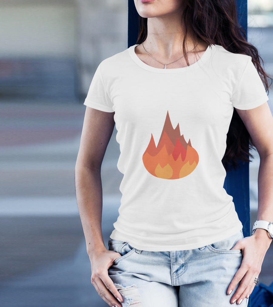 Sapnap Fire Icon Flame Symbol Gaming Merchandise T-Shirt