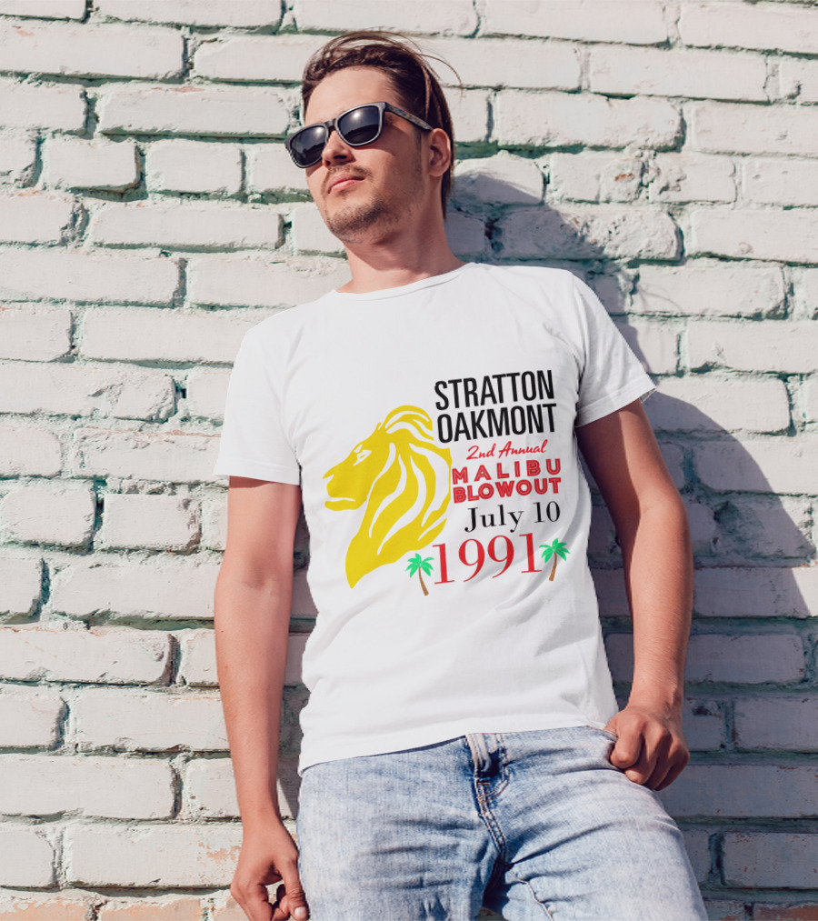Stratton Oakmont 2nd Annual Malibu Blowout July 10 1991 T-Shirt