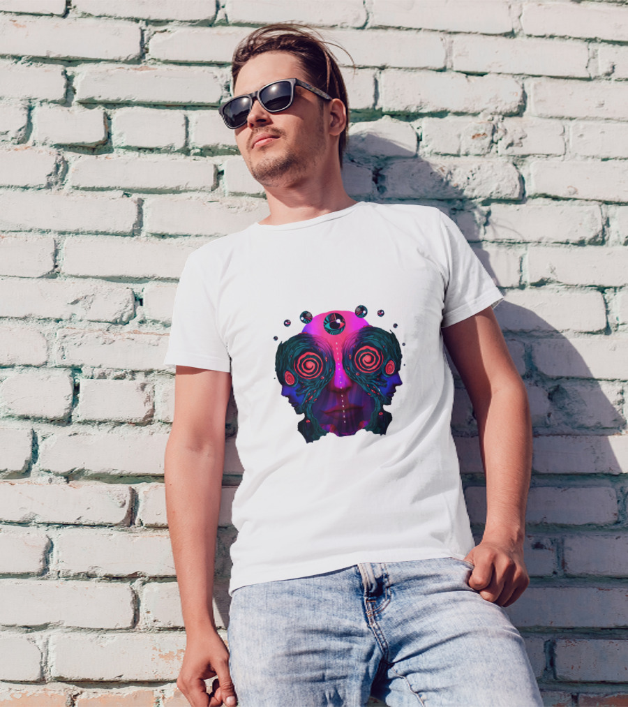 Rezz Beyond The Senses Psychedelic Faces T-Shirt