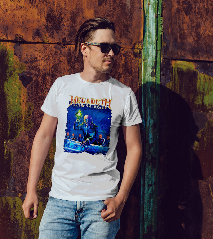 Plus Size Megadeth Rust In Peace M234xl M494 Raglan Summer T-Shirt