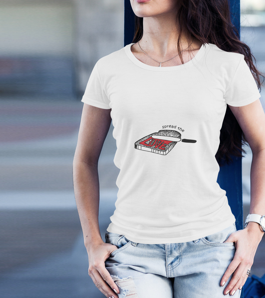 Spread The Love Bread With Knife T-Shirt