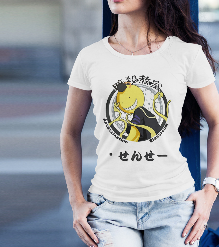 Assassination Classroom Koro Sensei Logo せんせー Icon T-Shirt