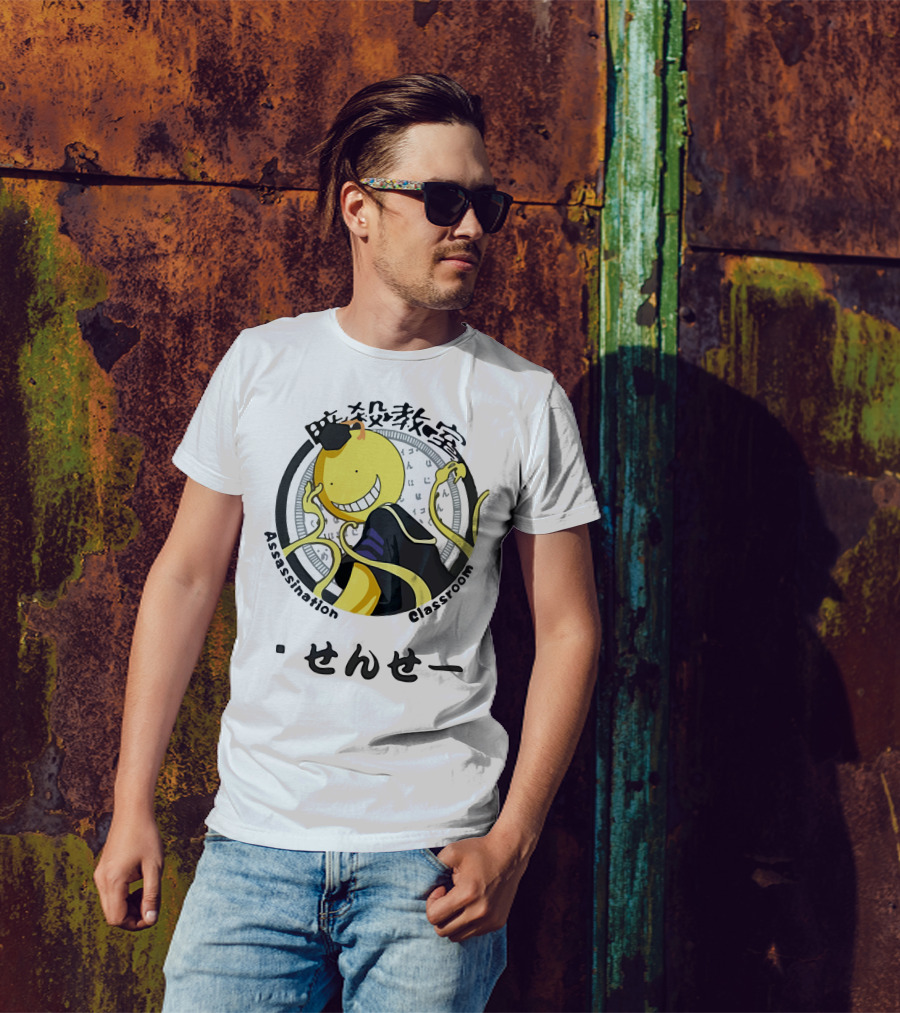 Assassination Classroom Koro Sensei Logo せんせー Icon T-Shirt