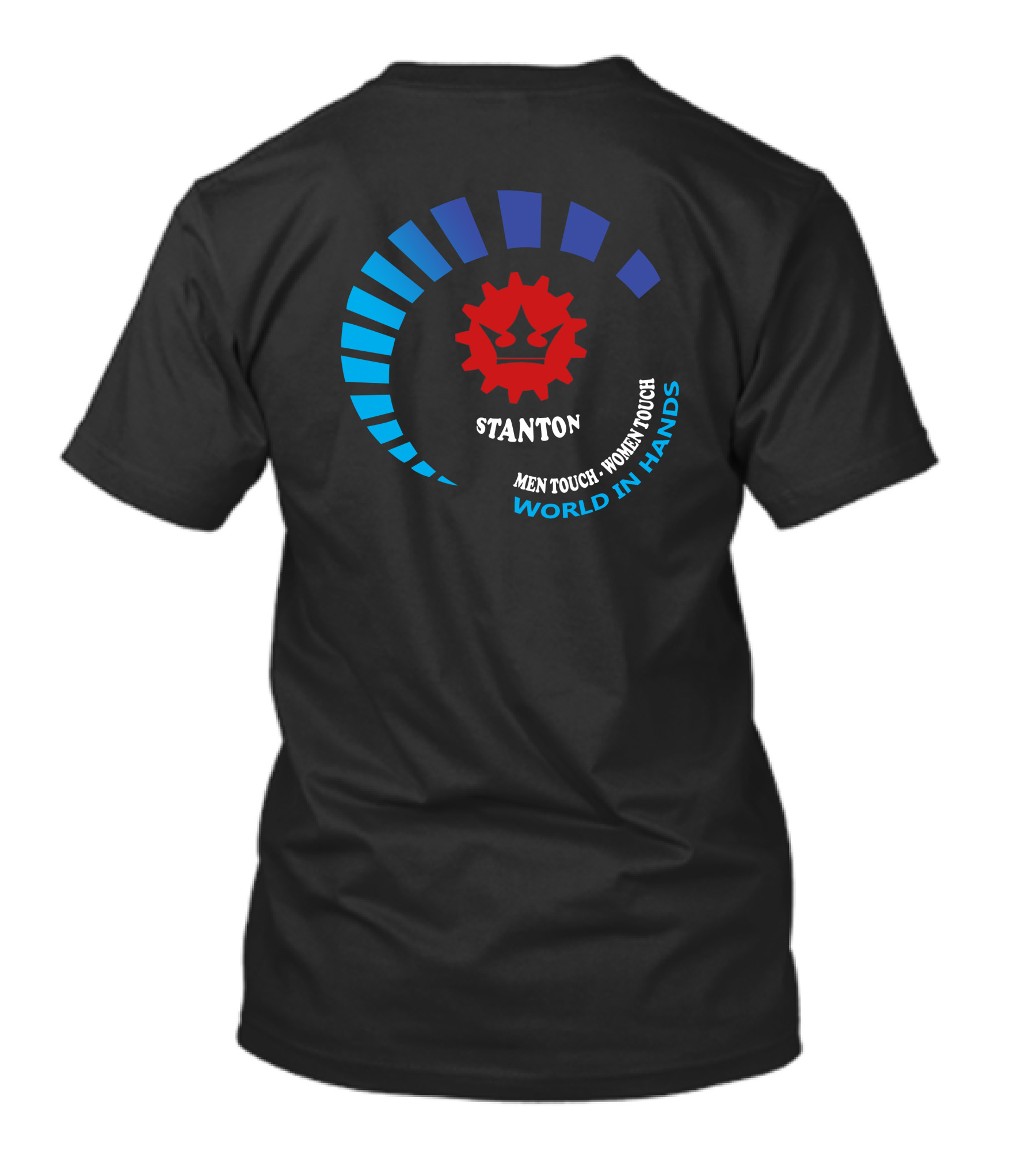 STANTON Men Touch Women Touch World In Hands T-Shirt