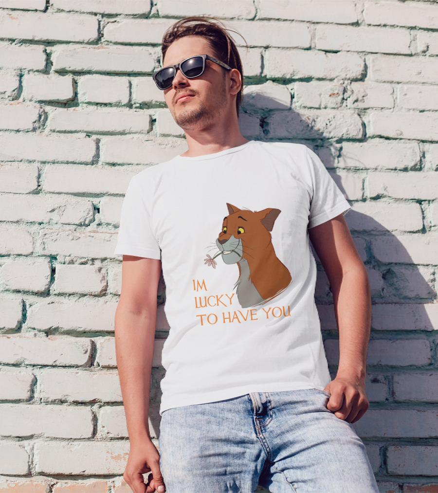 Thomas O'Malley Aristocats I'm Lucky To Have You T-Shirt