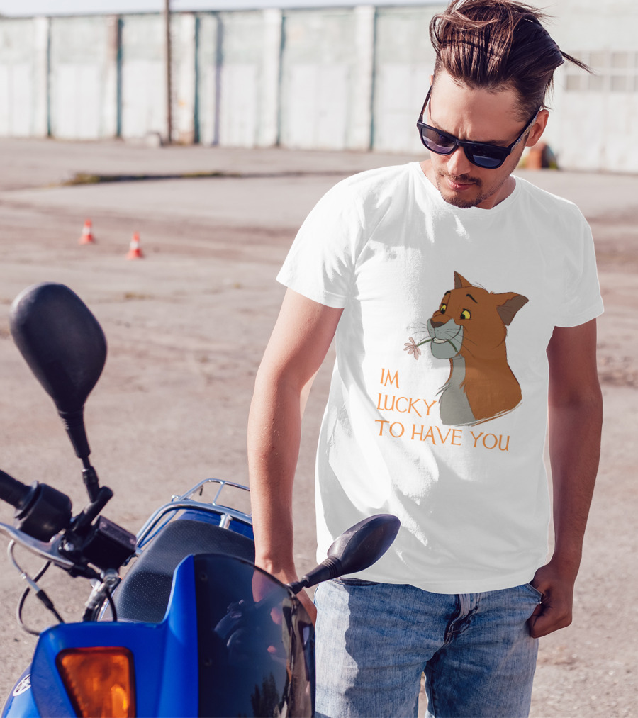 Thomas O'Malley Aristocats I'm Lucky To Have You T-Shirt