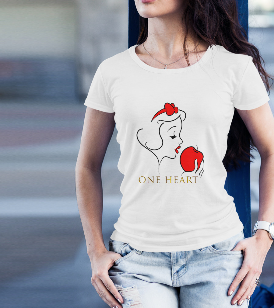 Snow White One Heart Apple T-Shirt