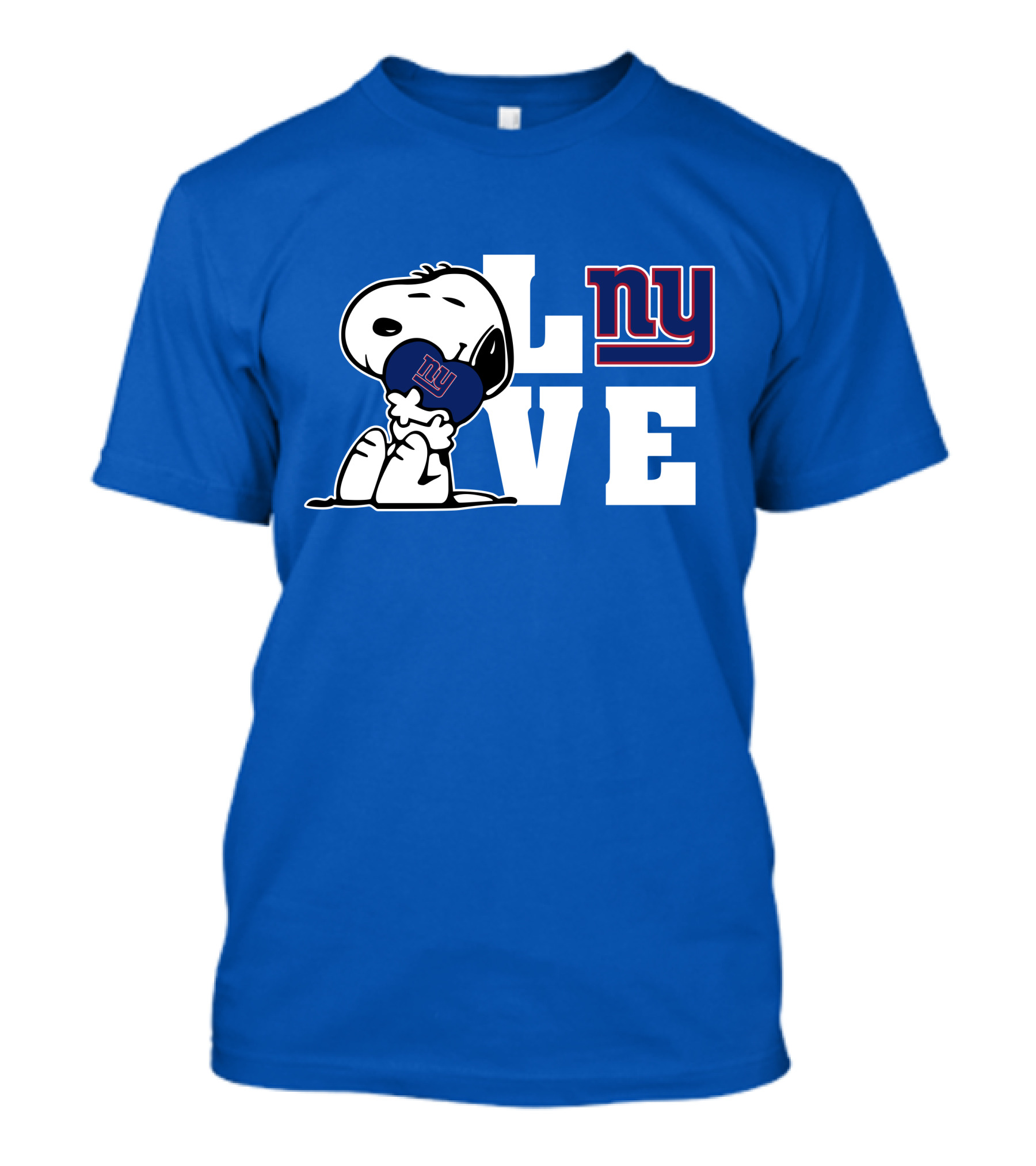 Snoopy L Ve Ny New York Giants T-Shirt