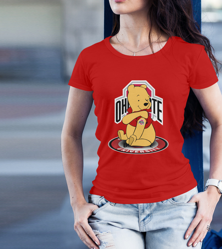 Ohio State Buckeyes Winnie The Pooh University T-Shirt