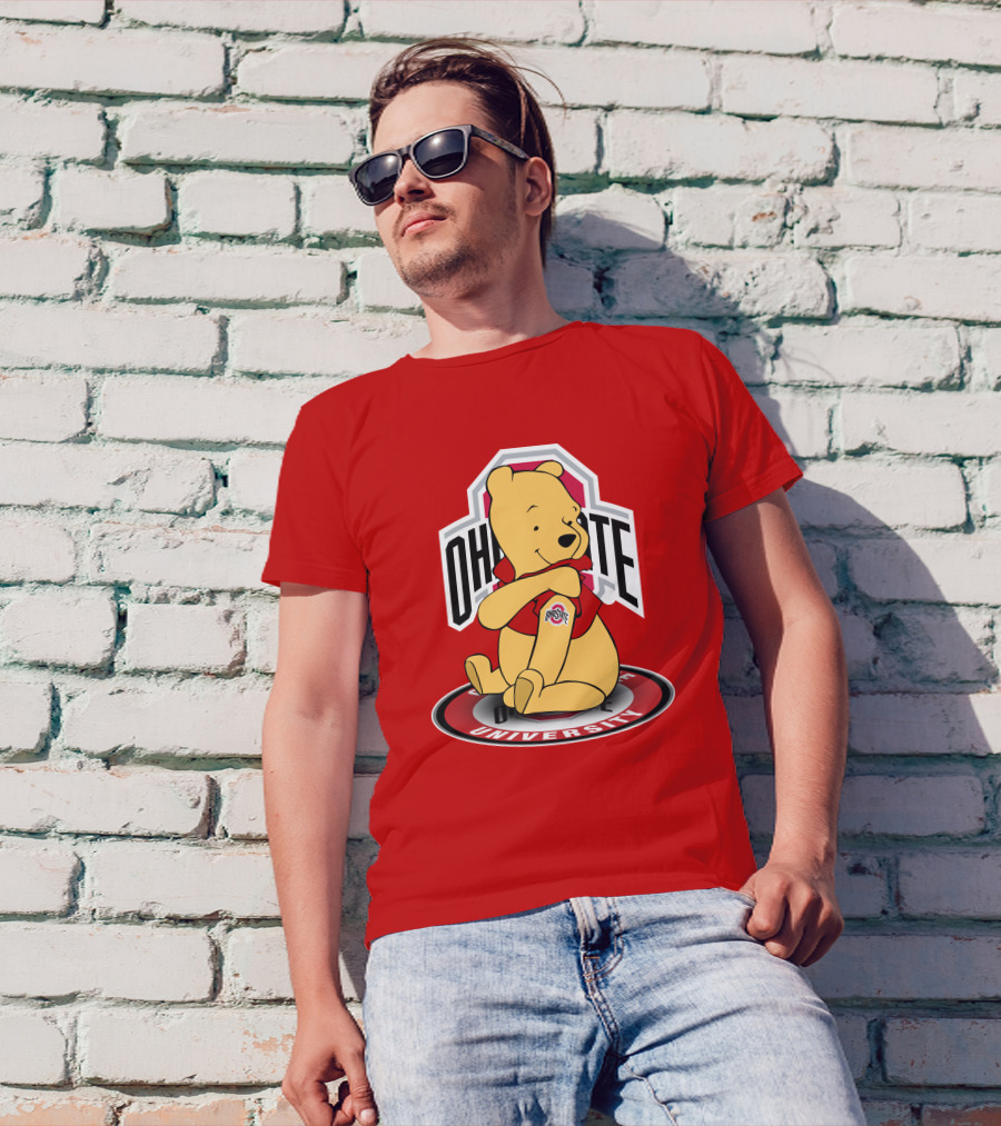 Ohio State Buckeyes Winnie The Pooh University T-Shirt