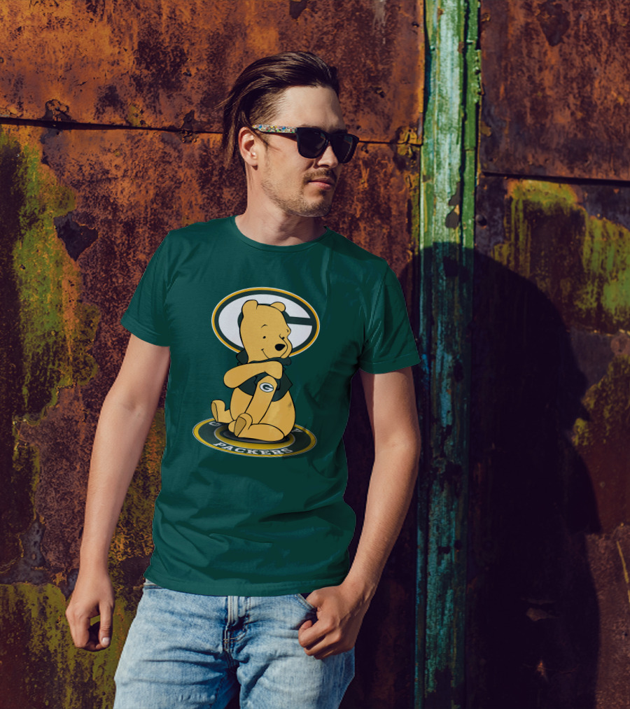 Green Bay Packers Winnie The Pooh G Logo Packers T-Shirt