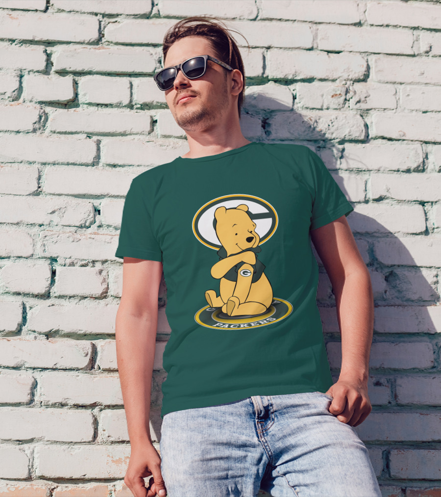 Green Bay Packers Winnie The Pooh G Logo Packers T-Shirt