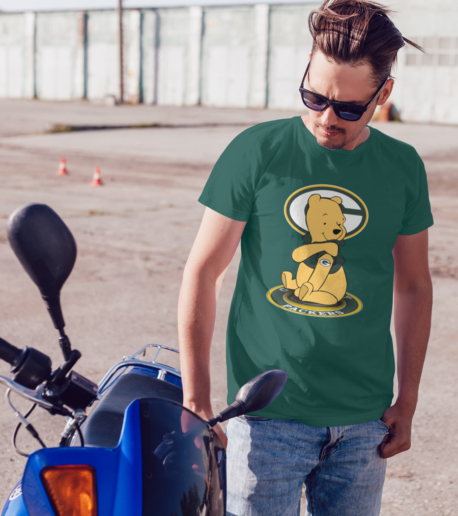 Green Bay Packers Winnie The Pooh G Logo Packers T-Shirt