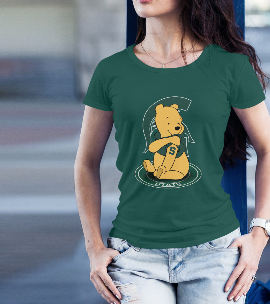 Michigan State Spartans Winnie The Pooh State T-Shirt