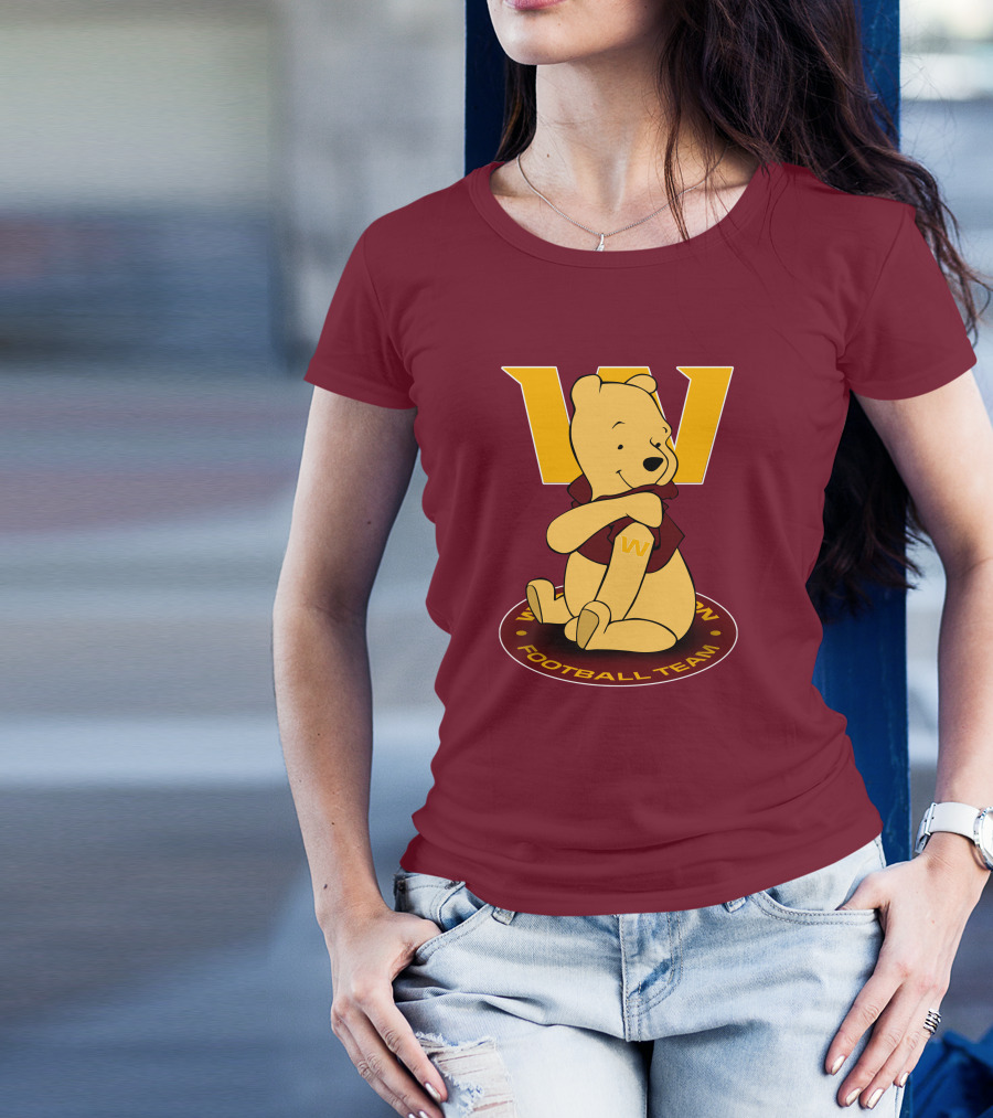 Washington Football Team W Winnie The Pooh T-Shirt
