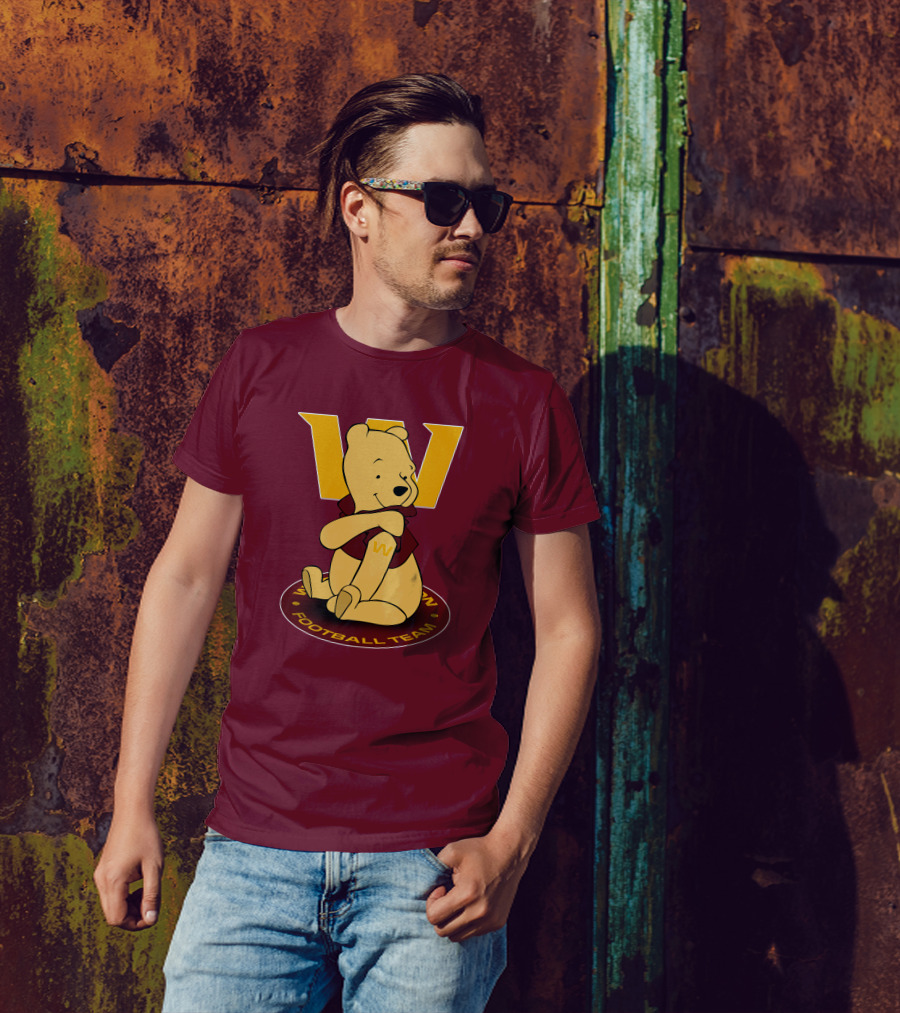 Washington Football Team W Winnie The Pooh T-Shirt