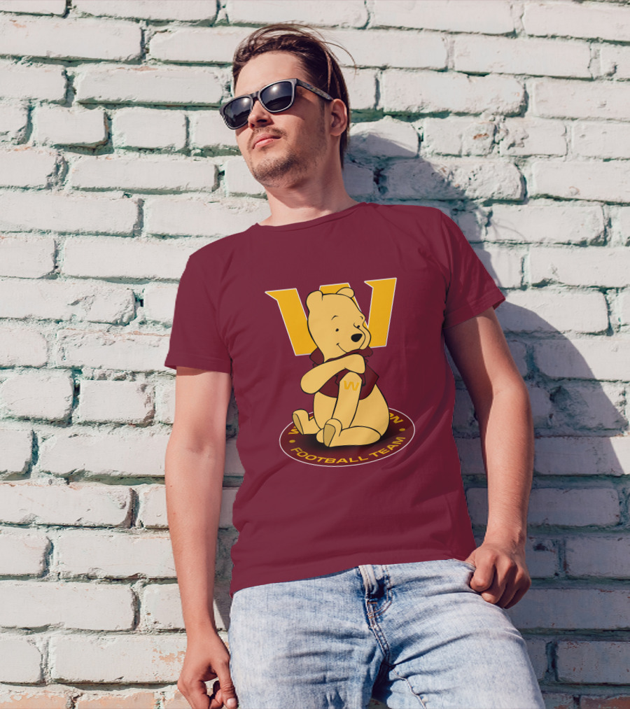 Washington Football Team W Winnie The Pooh T-Shirt