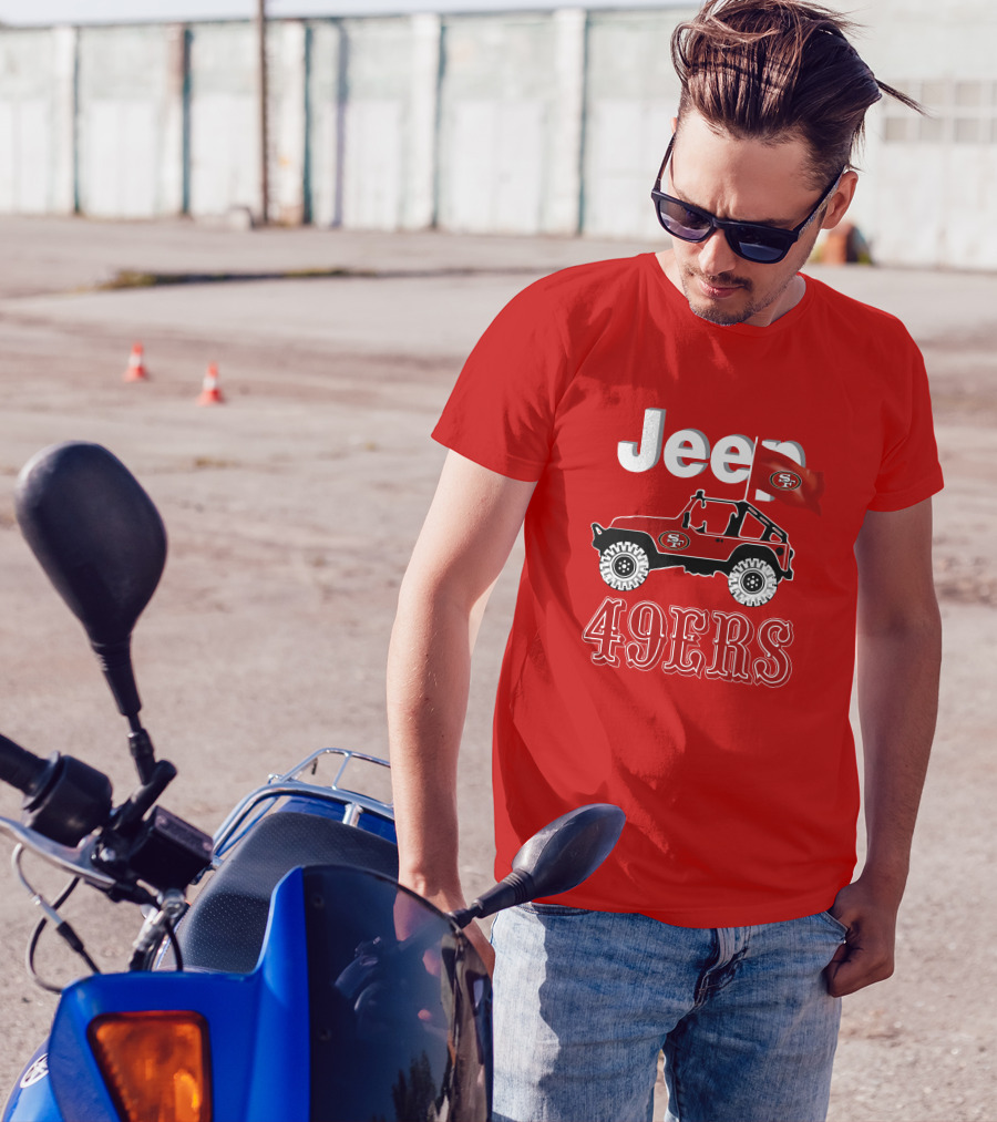 Jeep 49ers SF Flag T-Shirt
