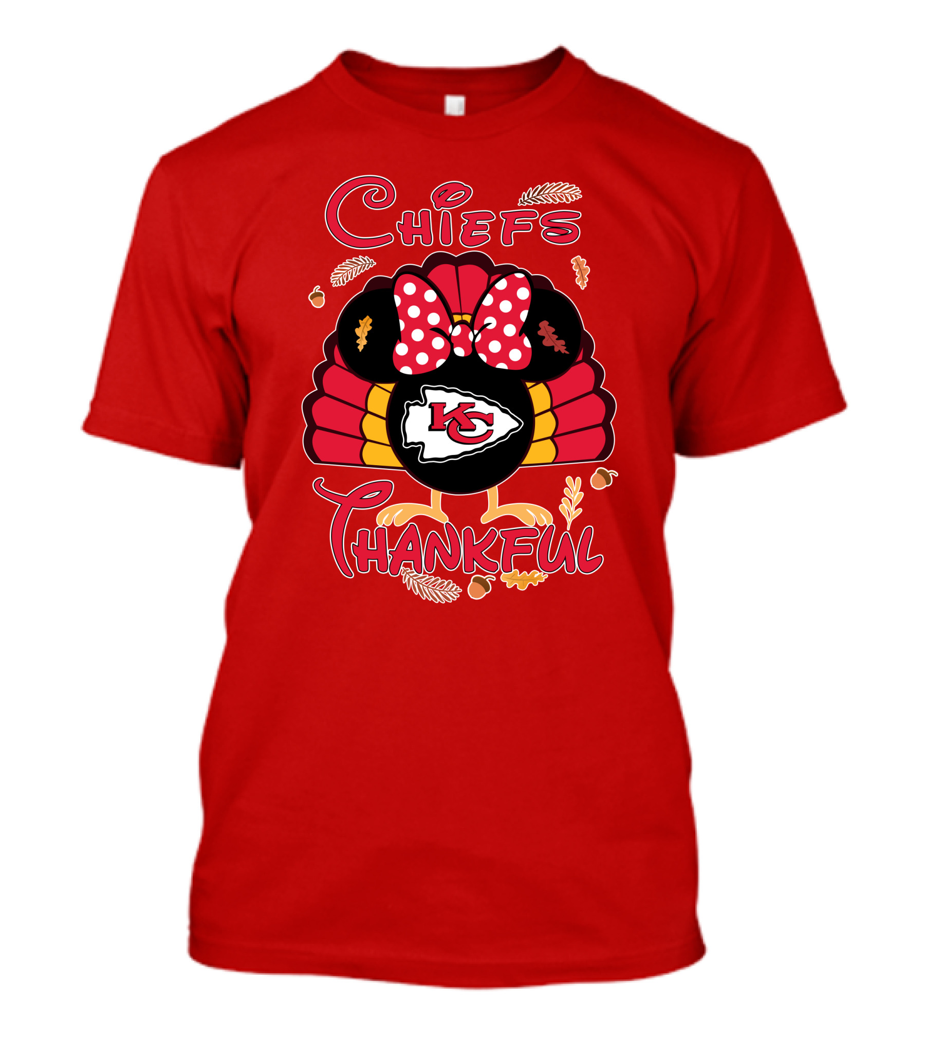 Chiefs Thankful Kansas City Minnie Thanksgiving T-Shirt