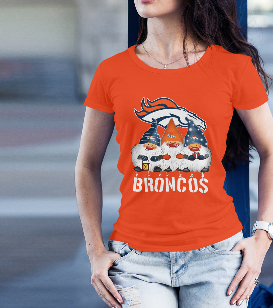 Denver Broncos Merry Christmas Happy Holidays Broncos T-Shirt
