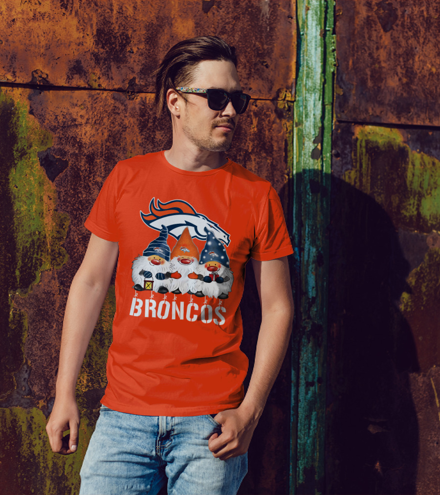 Denver Broncos Merry Christmas Happy Holidays Broncos T-Shirt