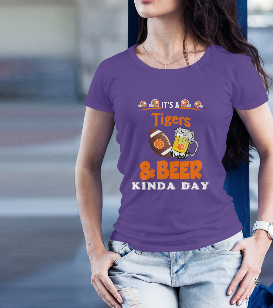 It's A Clemson Tigers Football And Beer Kinda Day T-Shirt