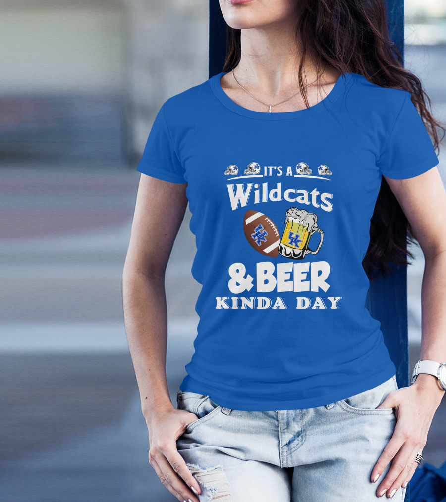 It's A Wildcats Football Beer Kinda Day T-Shirt
