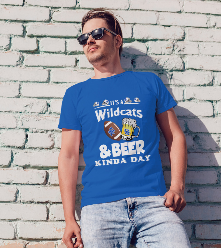 It's A Wildcats Football Beer Kinda Day T-Shirt