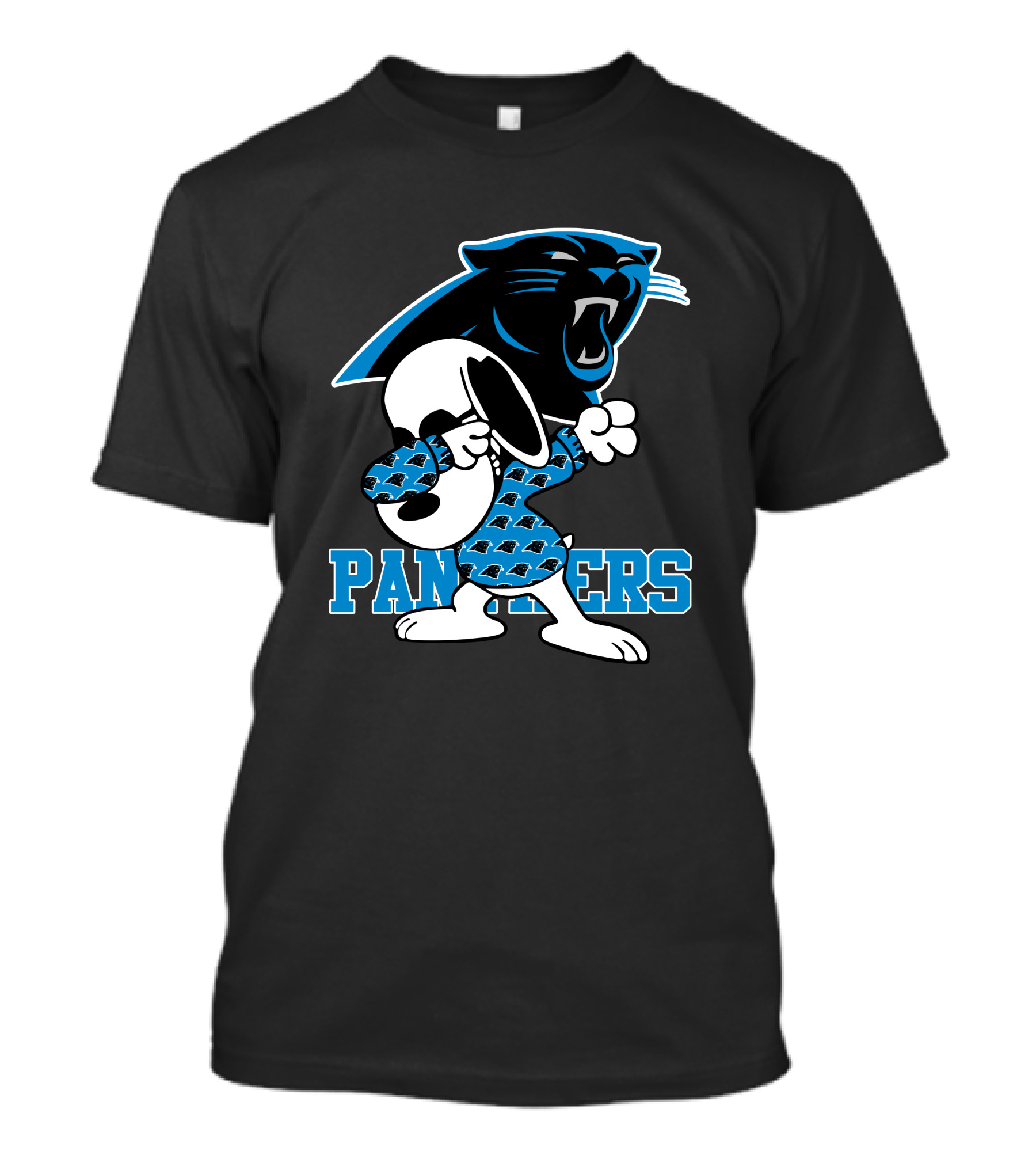 Carolina Panthers Snoopy Dabbing Panthers T-Shirt