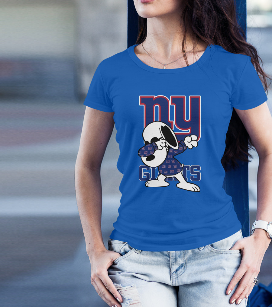 New York Giants Snoopy Dabbing Ny Giants T-Shirt