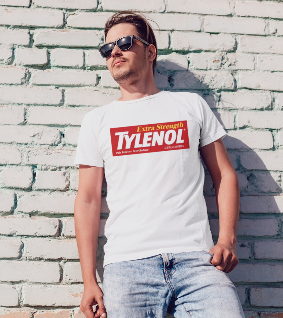 Methsyndicate Extra Strength Tylenol Pain Reliever Fever Reducer Acetaminophen T-Shirt