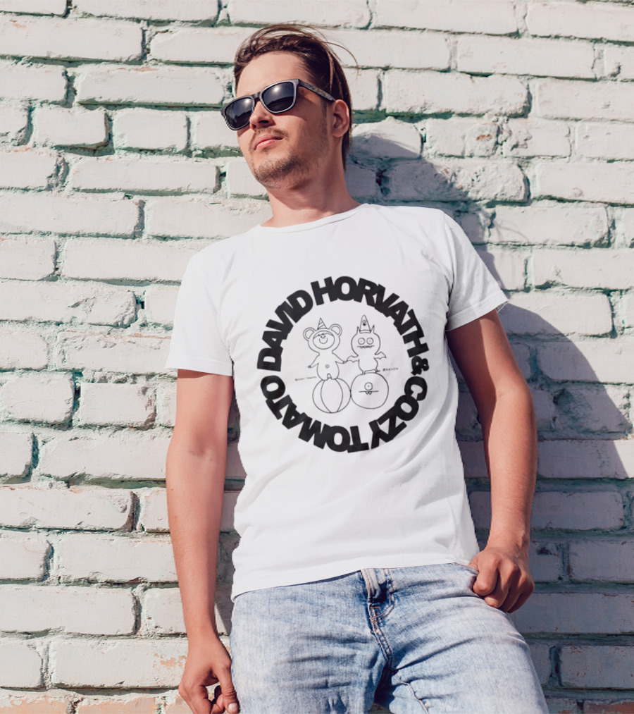 David Horvath Cozy Tomato Bear Tomato Character Design T-Shirt