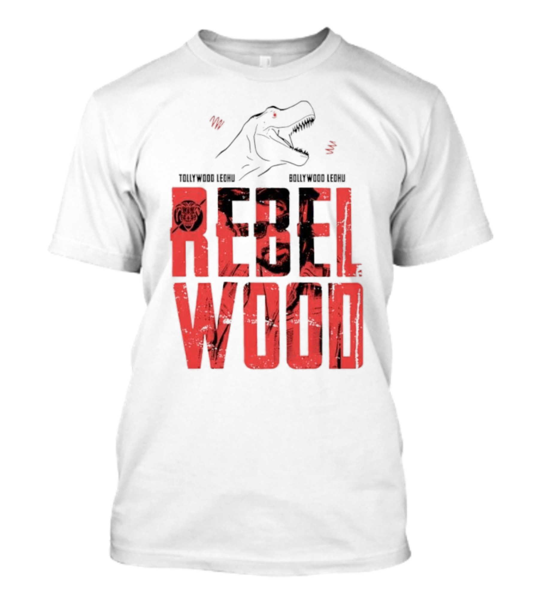 Rebelwood Dinosaur Tollywood Ledhu Bollywood Ledhu T-Shirt