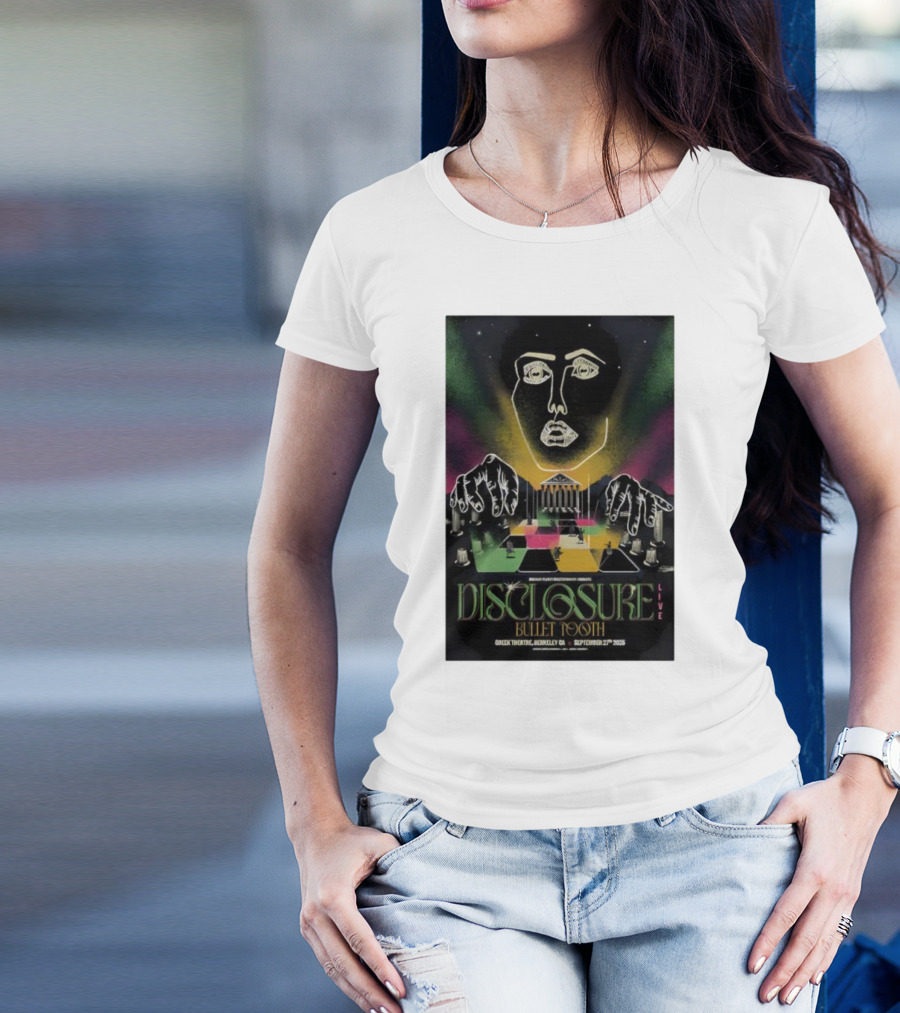 Disclosure Live Bullet Tooth September 27th 2025 Greek Theatre Berkeley CA T-Shirt