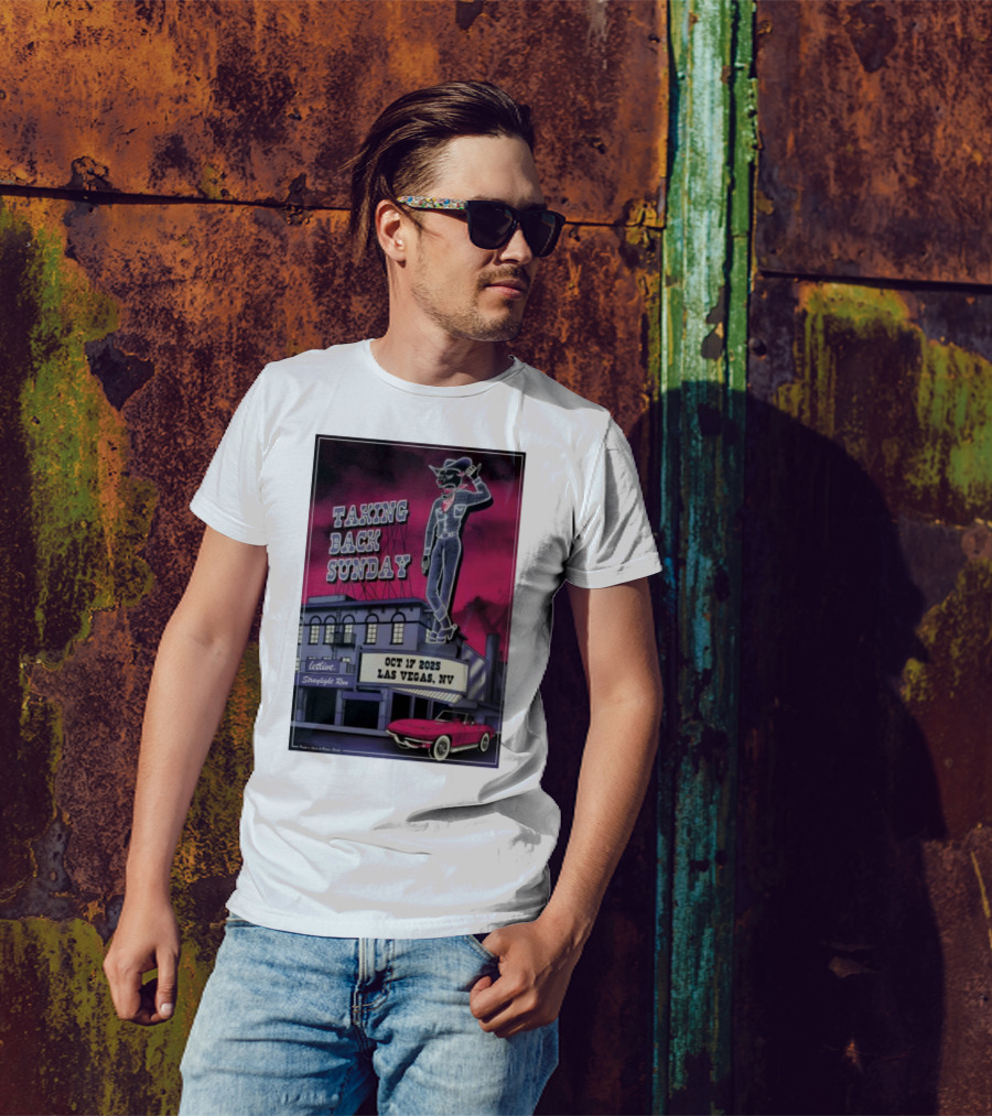 Taking Back Sunday October 17 2025 Las Vegas NV Letlive Straylight Run T-Shirt