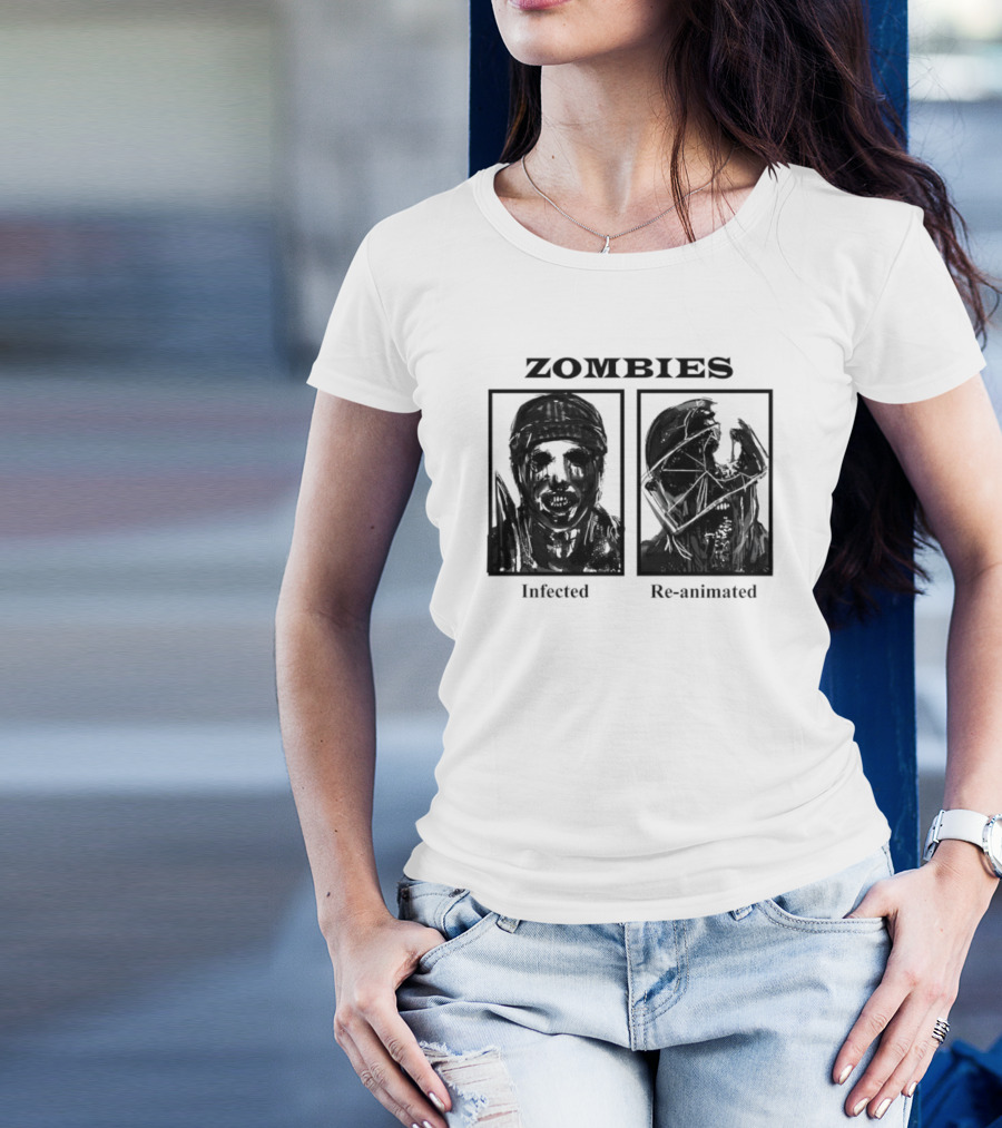 Zombies Infected Re-Animated Horror T-Shirt