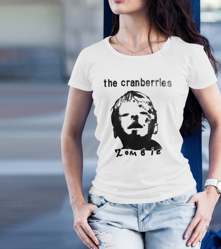 The Cranberries Zombie Kid Face Drawing T-Shirt