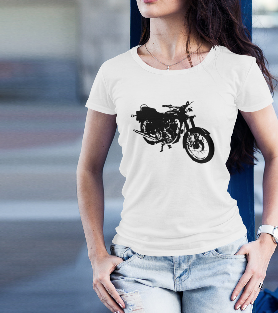 Bacon Hair Riding Motorcycle Fun Adventure T-Shirt
