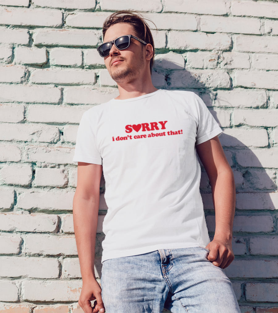 Donya Dadrasan Sorry Heart I Don't Care About That T-Shirt