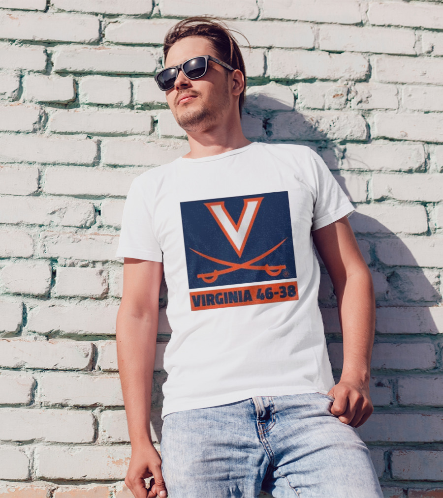 UVA Cavaliers Victory Hoos Did It Again Virginia 46-38 T-Shirt